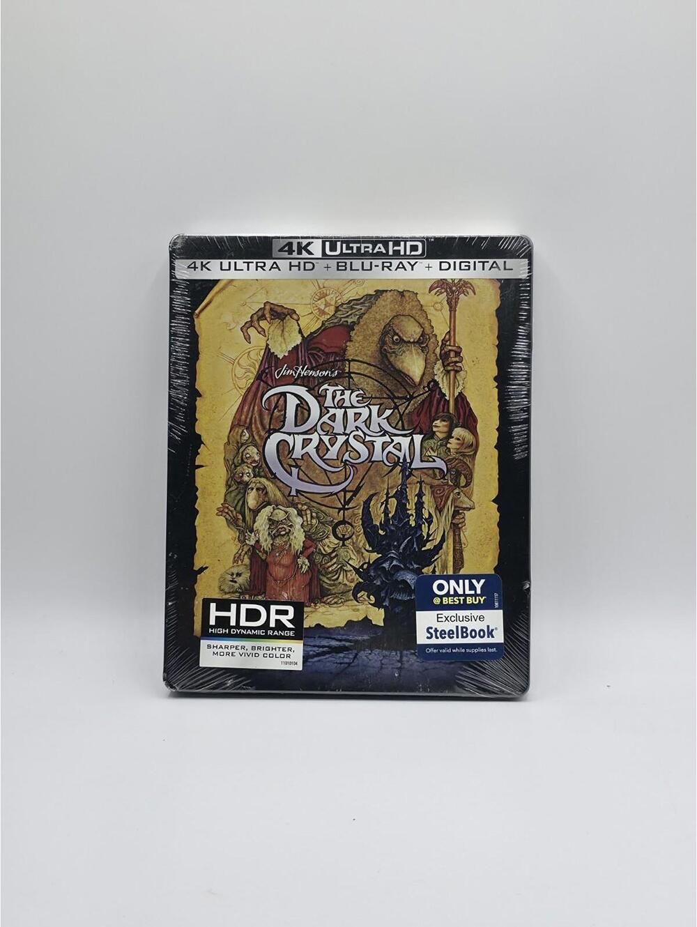 THE DARK CRYSTAL -  4K UHD HDR + Blu-ray Best Buy Limited Edition SteelBook 1982